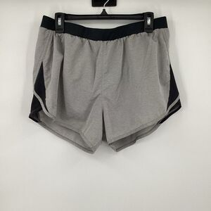 Womens Under Armour Lined‎ Running Shorts XL Gray